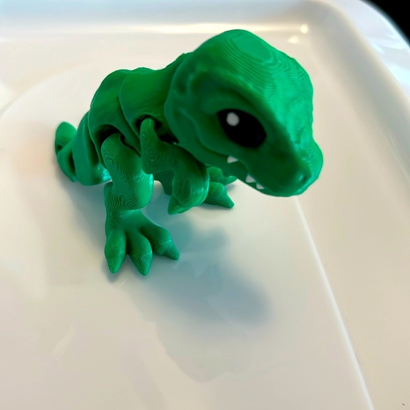3D printed T-Rex 4” Fidget Toy Fun Collectible Stress Re… - Picture 1 of 3